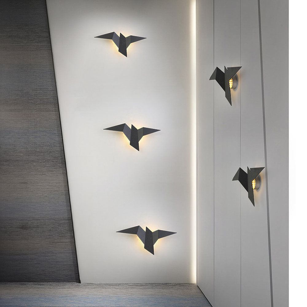 Bird Wall Lamp Iron Accent Light
