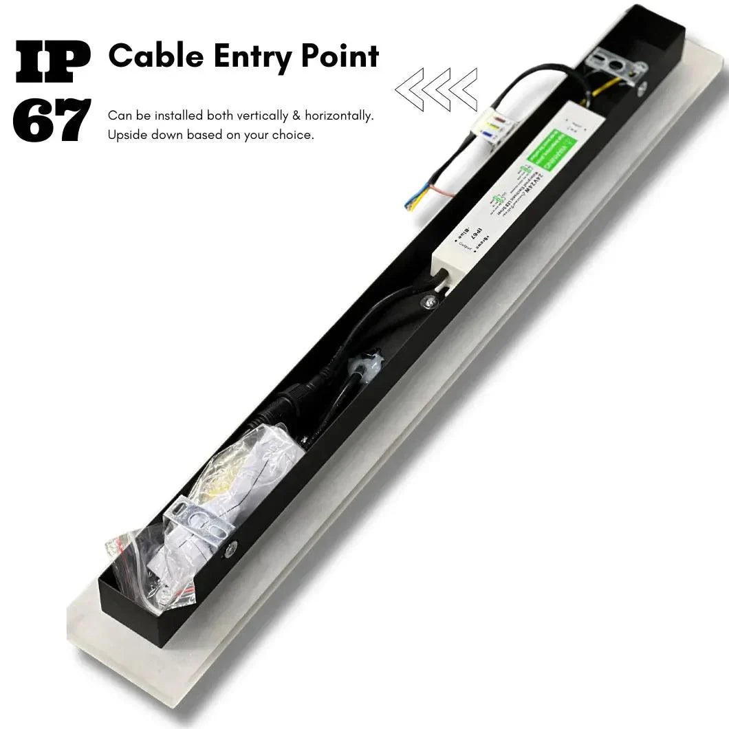 LED Outdoor Wall Fixture for Garden and Patio Illumination