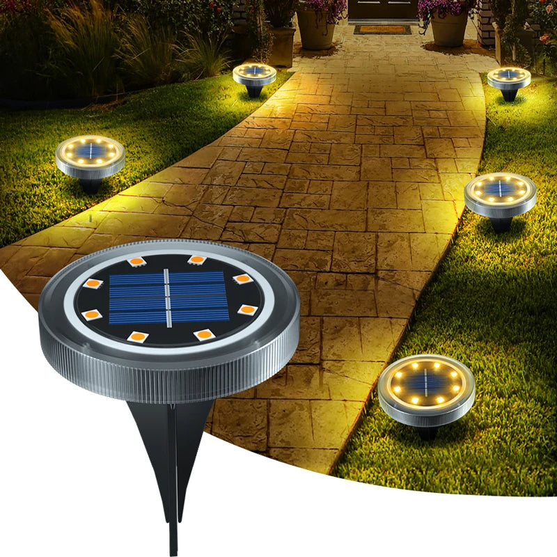 Solar LED Garden Lights Waterproof Outdoor Lighting