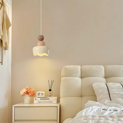 Pendelleuchte romantisch für Schlafzimmer warmes Licht stilvoll modern