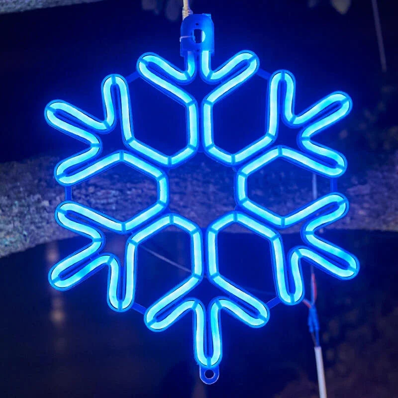 Wasserdichte LED-Schneeflockenlichter für festliche Weihnachtsdekoration