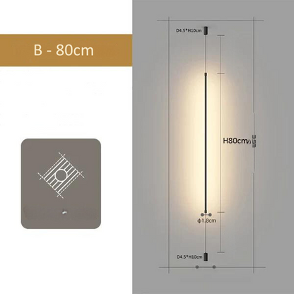 LED-Hängelampe minimalistisch für elegantes Wohnen im Wohnzimmer oder Büro