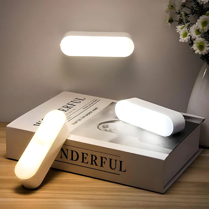 Bewegungsmelder Wandleuchte LED kabellos mit USB-Ladung für Zuhause