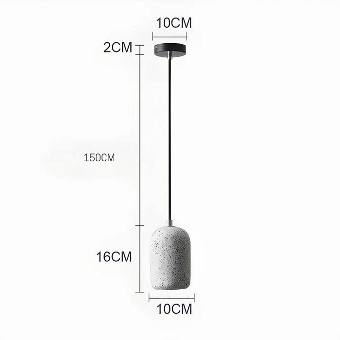 Industrielle Pendelleuchte aus robustem Material für Home & Office