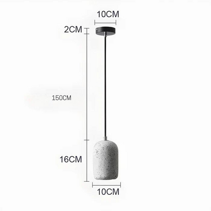 Industrielle Pendelleuchte aus robustem Material für Home & Office