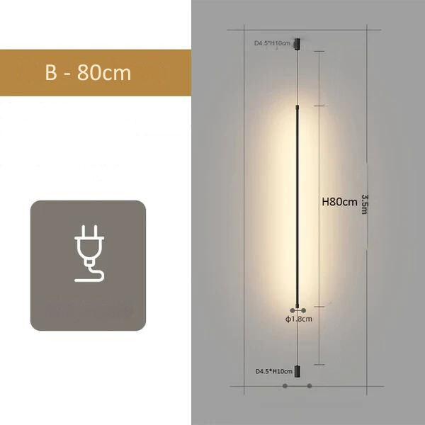 LED-Hängelampe minimalistisch für elegantes Wohnen im Wohnzimmer oder Büro