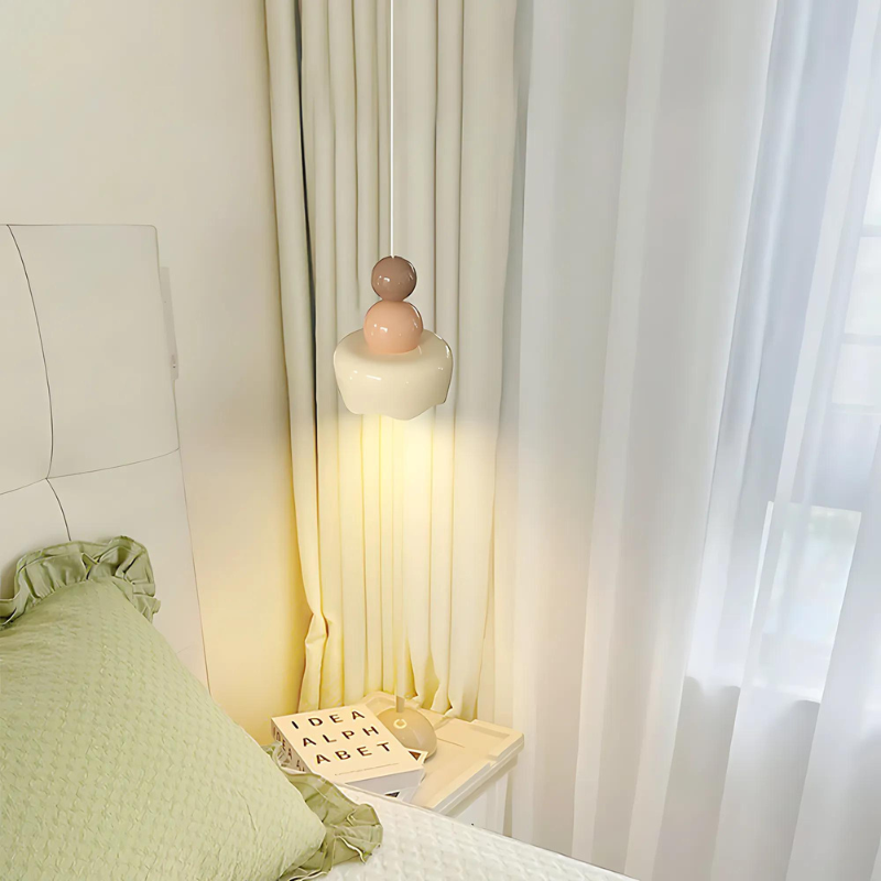 Pendelleuchte romantisch für Schlafzimmer warmes Licht stilvoll modern