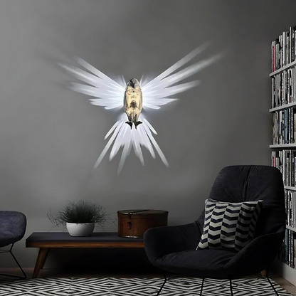 3D LED Wandlampe für stimmungsvolle Lichtillusionen im Wohnbereich