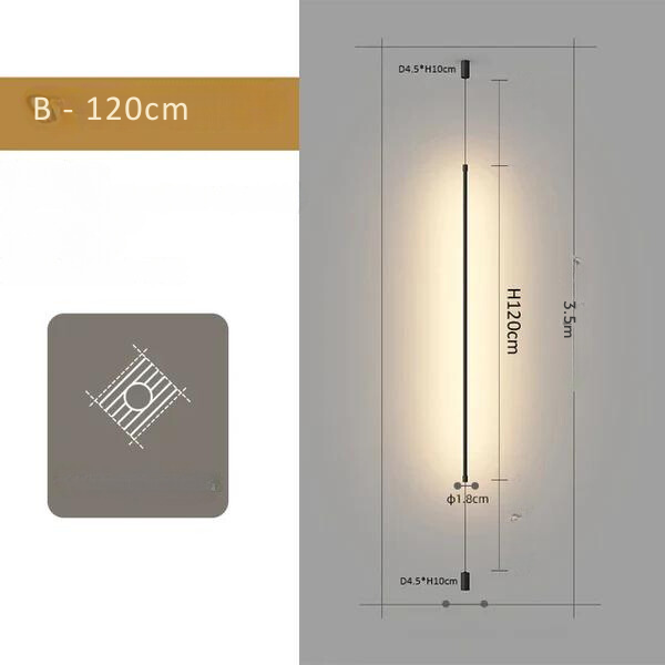 LED-Hängelampe minimalistisch für elegantes Wohnen im Wohnzimmer oder Büro