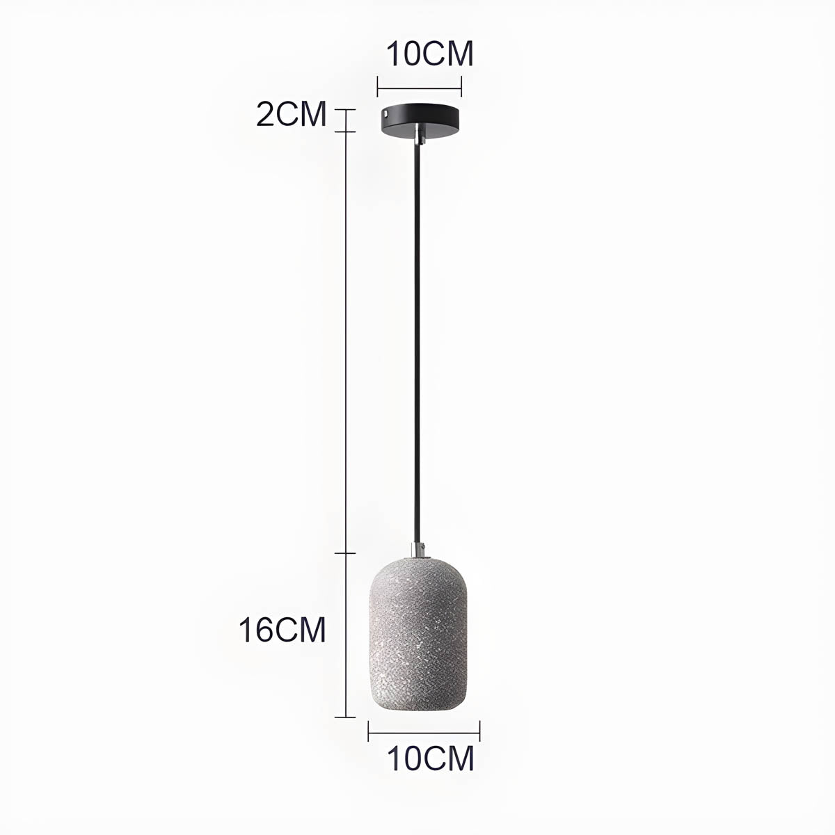 Industrielle Pendelleuchte aus robustem Material für Home & Office