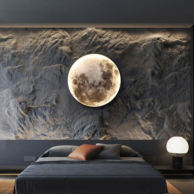 Nordic Moon LED Wall Light for Bedroom