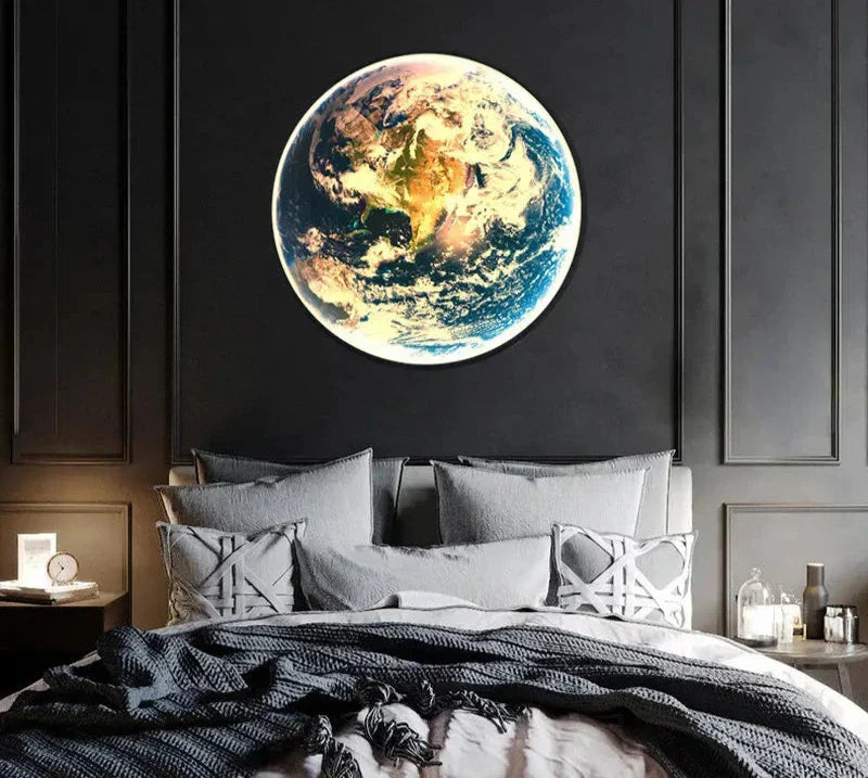 Nordic Moon LED Wall Light for Bedroom