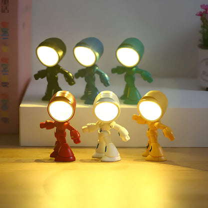 Roboter Tischlampe für Kinder – Lustige LED Lampe für Schlafzimmer und Spielzimmer