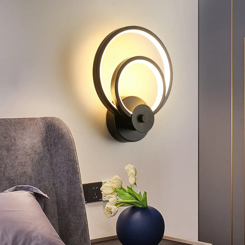 Moderne LED Wandleuchte Eisen für Wohnzimmer und Bürobeleuchtung