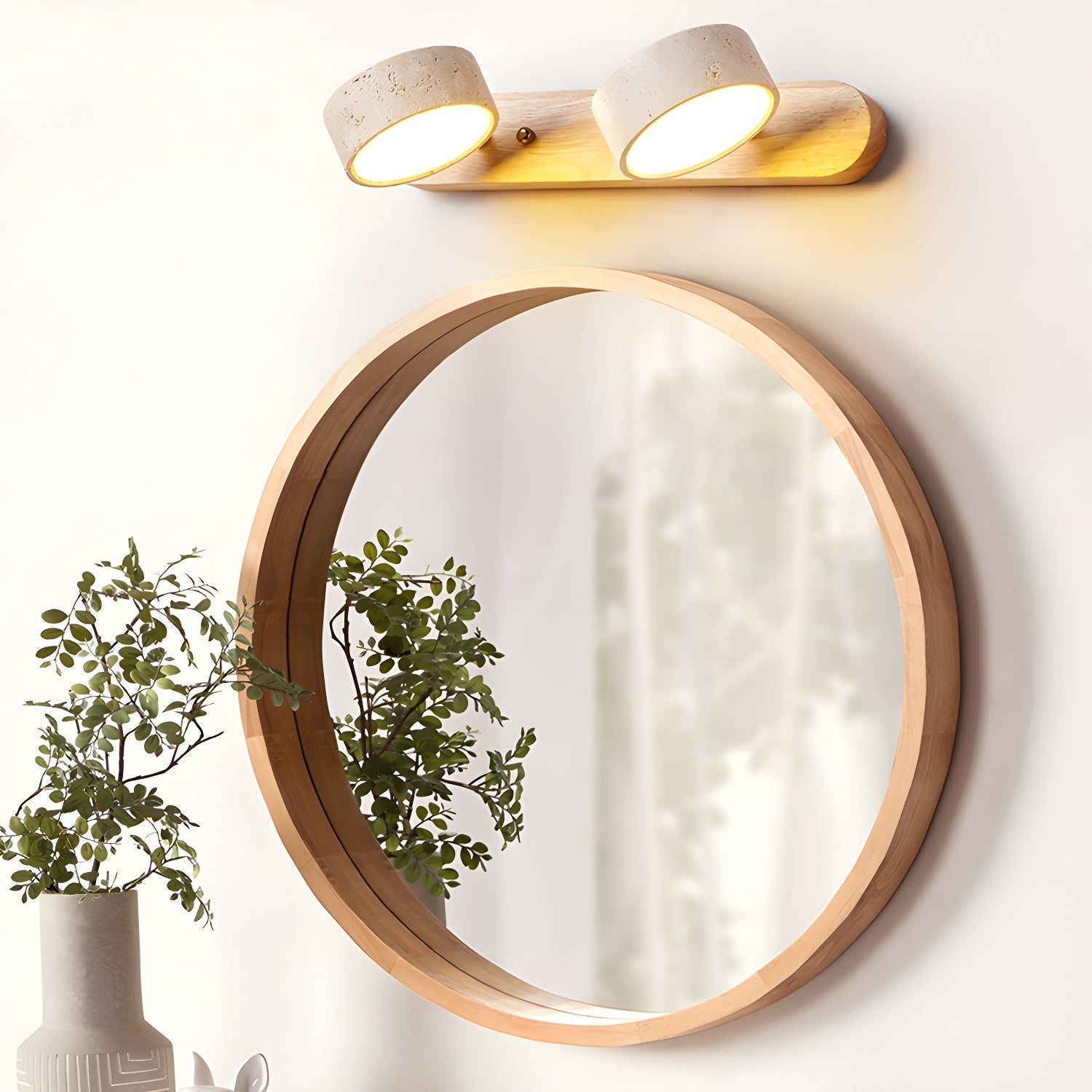 Dual-Light Wall Sconce Fixture LED Lighting