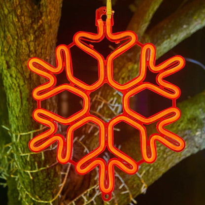 Wasserdichte LED-Schneeflockenlichter für festliche Weihnachtsdekoration