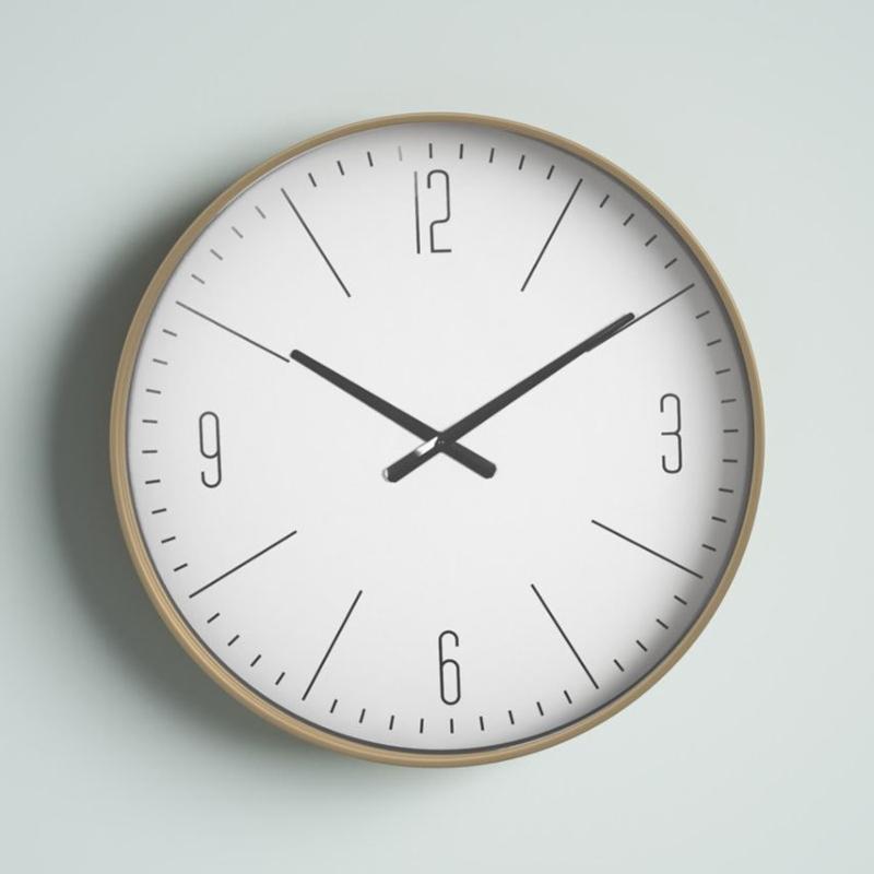 Minimalistische Wanduhr für modernes Wohnen und Bürogestaltung