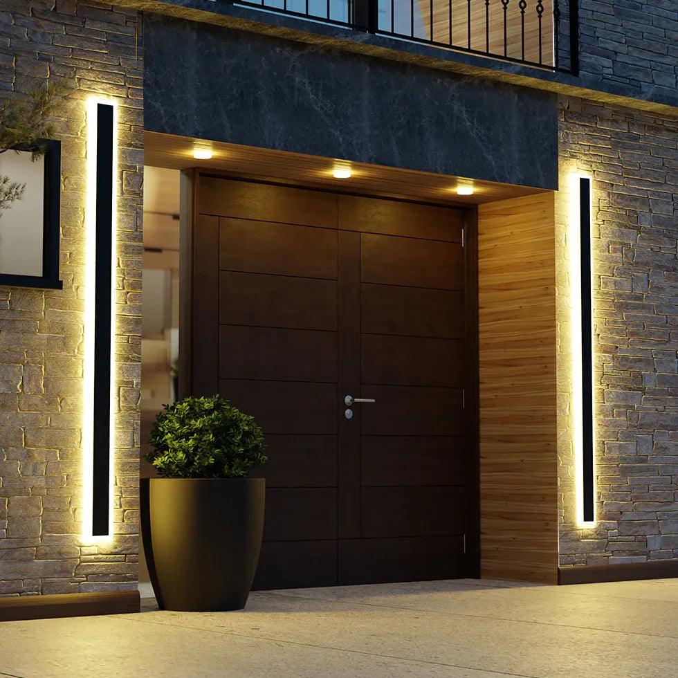LED Outdoor Wall Fixture for Garden and Patio Illumination