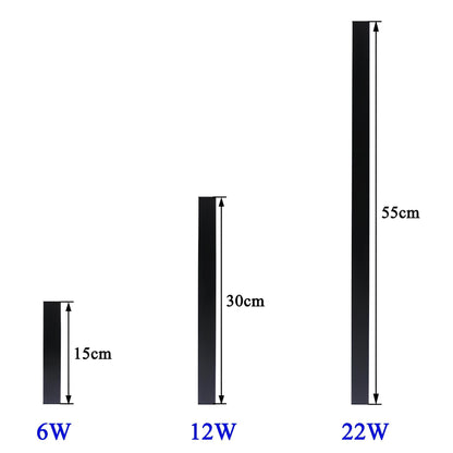 Moderne LED-Wandleuchte minimalistisch für Wohn- und Büroräume