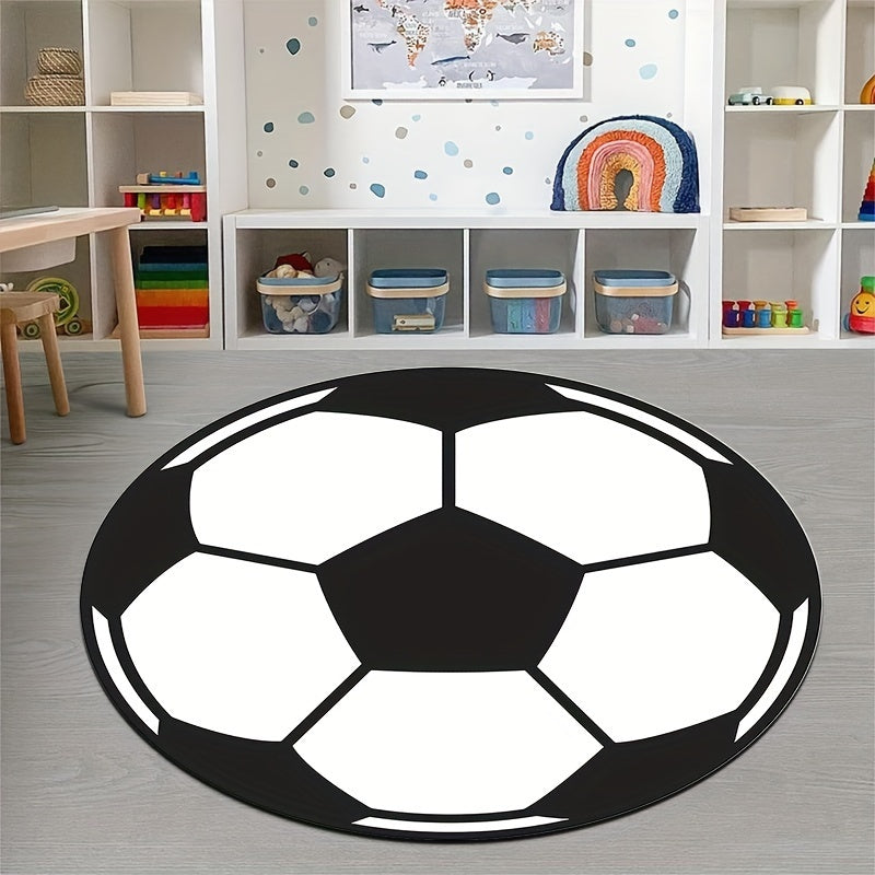 Rutschfester Fußball-Teppich für Kinderzimmer und Spielbereiche – Hochwertig und langlebig