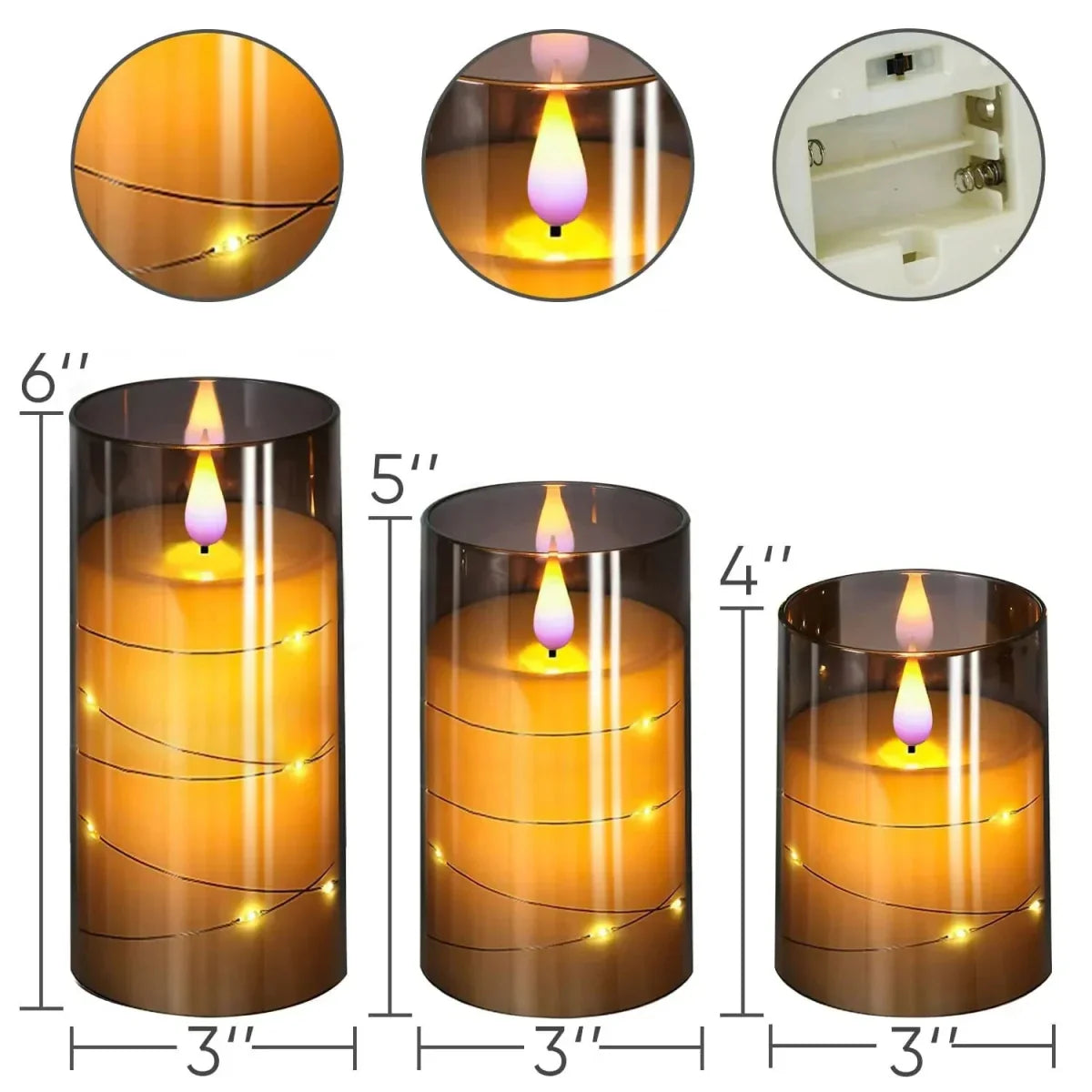 LED Teelichter ohne Flamme – Realistischer Effekt für Zuhause und Büro