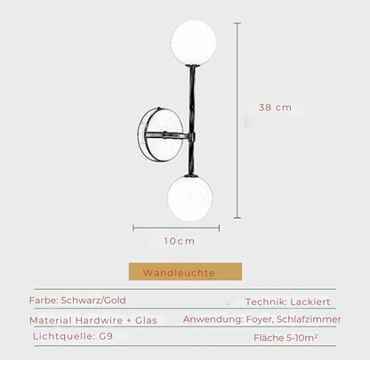 LED Kristall Wandleuchte modern für stilvolle Wohn- und Büroumgebungen