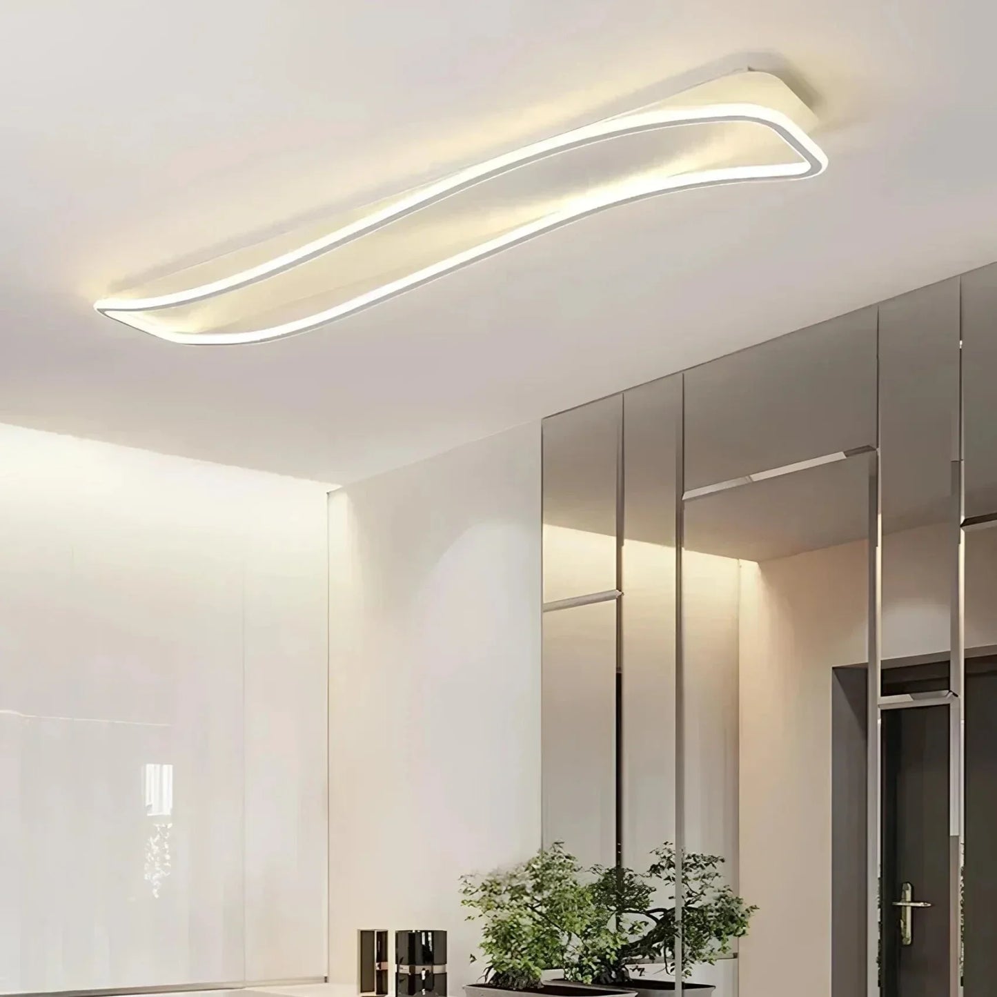 LED-Deckenleuchte Elegante für Wohn- und Büroräume – GlowWave Design