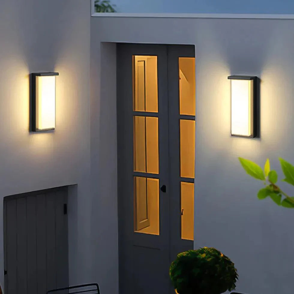 Solar-Powered Outdoor Wall Lanterns for Garden Lighting