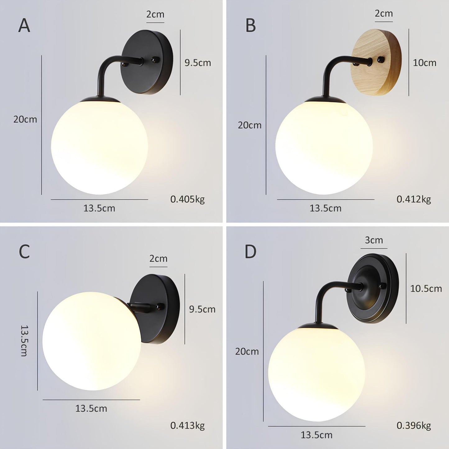 Minimalistische LED-Wandleuchte für stilvolle Wohn- und Büroumgebungen